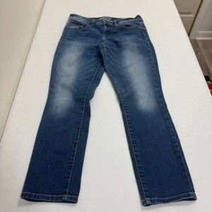 Guess Los Angeles Women Blue Straight Leg Jeans Medium Wash Size 27